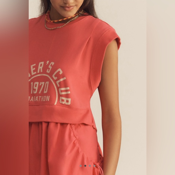 NWT Daily Practice Gardenia Muscle Tank Twofer Dress Poplin Skirt with Pockets - Picture 2 of 4